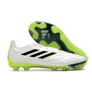 adidas Copa Pure.1 FG Crazyrush – Vit Svart Lucid Lemon för Herr Billiga Fotbollsskor adidas Copa Pure.1 FG Crazyrush – Vit Svart Lucid Lemon