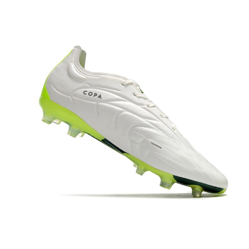 adidas Copa Pure.1 FG Crazyrush – Vit Svart Lucid Lemon för Herr 9 Billiga Fotbollsskor adidas Copa Pure.1 FG Crazyrush – Vit Svart Lucid Lemon 9