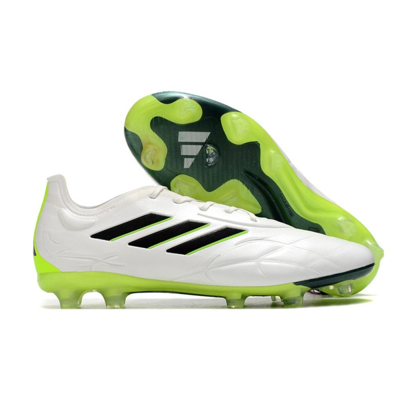 adidas Copa Pure.1 FG Crazyrush – Vit Svart Lucid Lemon för Herr 3 Billiga Fotbollsskor adidas Copa Pure.1 FG Crazyrush – Vit Svart Lucid Lemon 3