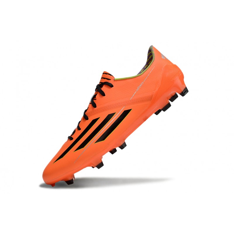 adidas F50 Elite FG Herr Orange Svart för Herr 8 Billiga Fotbollsskor adidas F50 Elite FG Herr Orange Svart 8