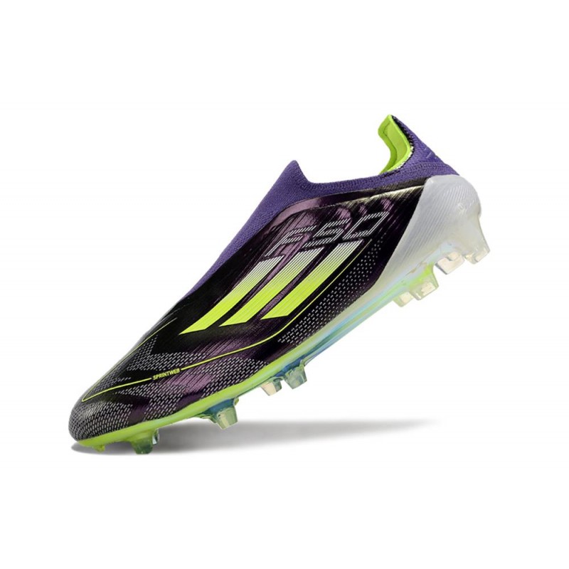 adidas F50 Elite Snörlös FG Fotbollsskor Lila Gul för Herr 8 Billiga Fotbollsskor adidas F50 Elite Snörlös FG Fotbollsskor Lila Gul 8