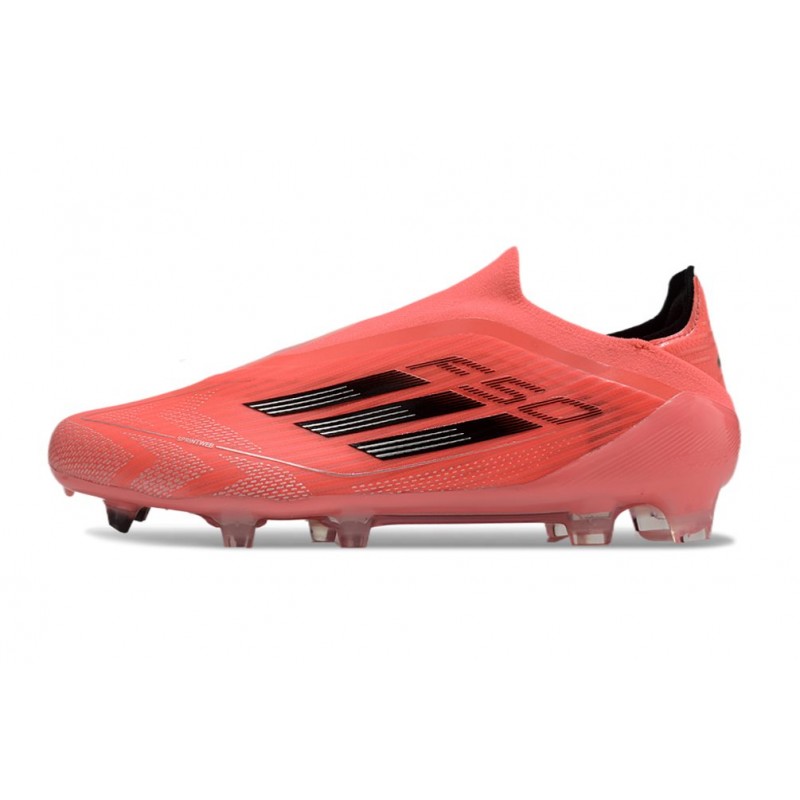 adidas F50 Elite Snörlös FG Fotbollsskor Orange Svart för Herr 4 Billiga Fotbollsskor adidas F50 Elite Snörlös FG Fotbollsskor Orange Svart 4