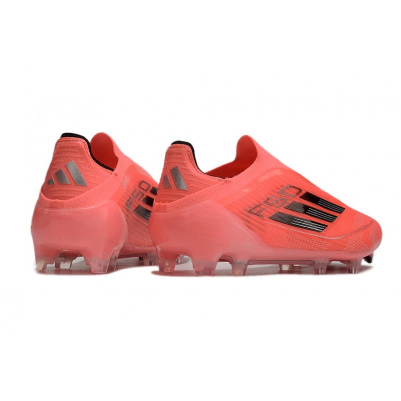 adidas F50 Elite Snörlös FG Fotbollsskor Orange Svart för Herr 6 Billiga Fotbollsskor adidas F50 Elite Snörlös FG Fotbollsskor Orange Svart 6