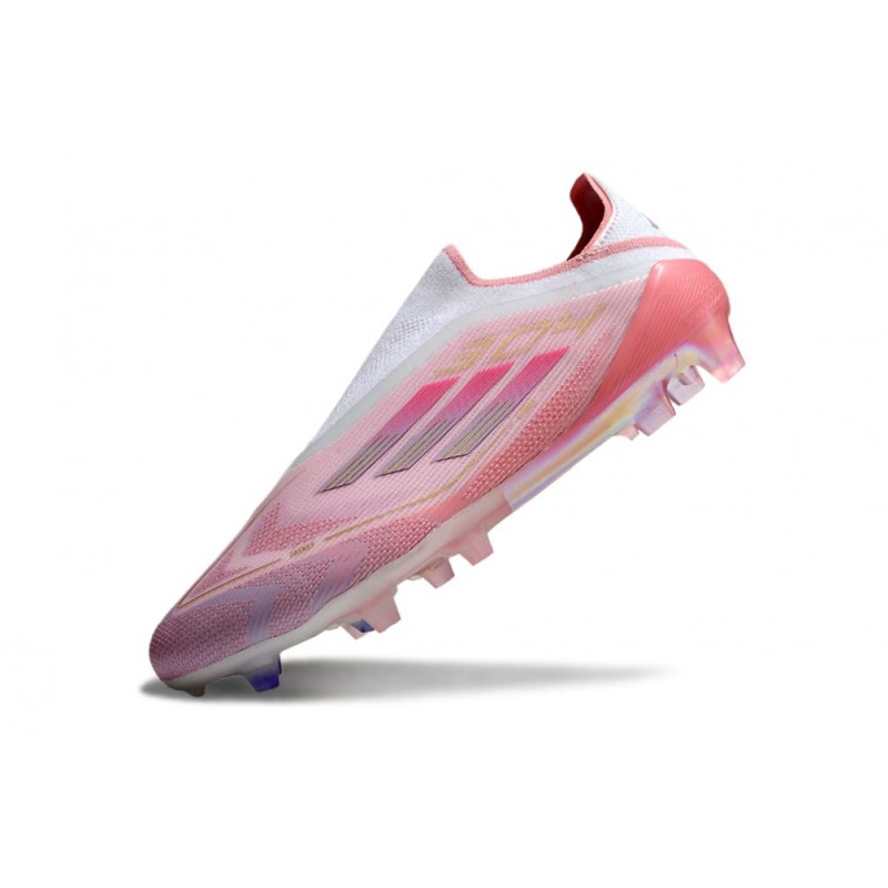 adidas F50 Elite Snörlös FG Fotbollsskor Rosa Vit för Herr 8 Billiga Fotbollsskor adidas F50 Elite Snörlös FG Fotbollsskor Rosa Vit 8
