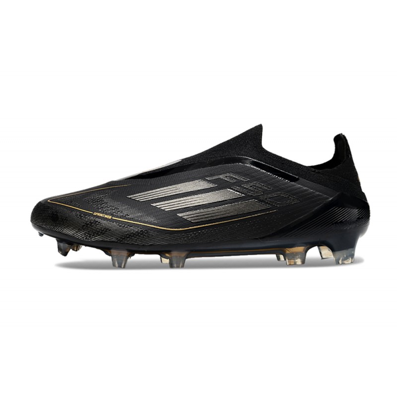 adidas F50 Elite Snörlös FG Fotbollsskor Svart för Herr 4 Billiga Fotbollsskor adidas F50 Elite Snörlös FG Fotbollsskor Svart 4