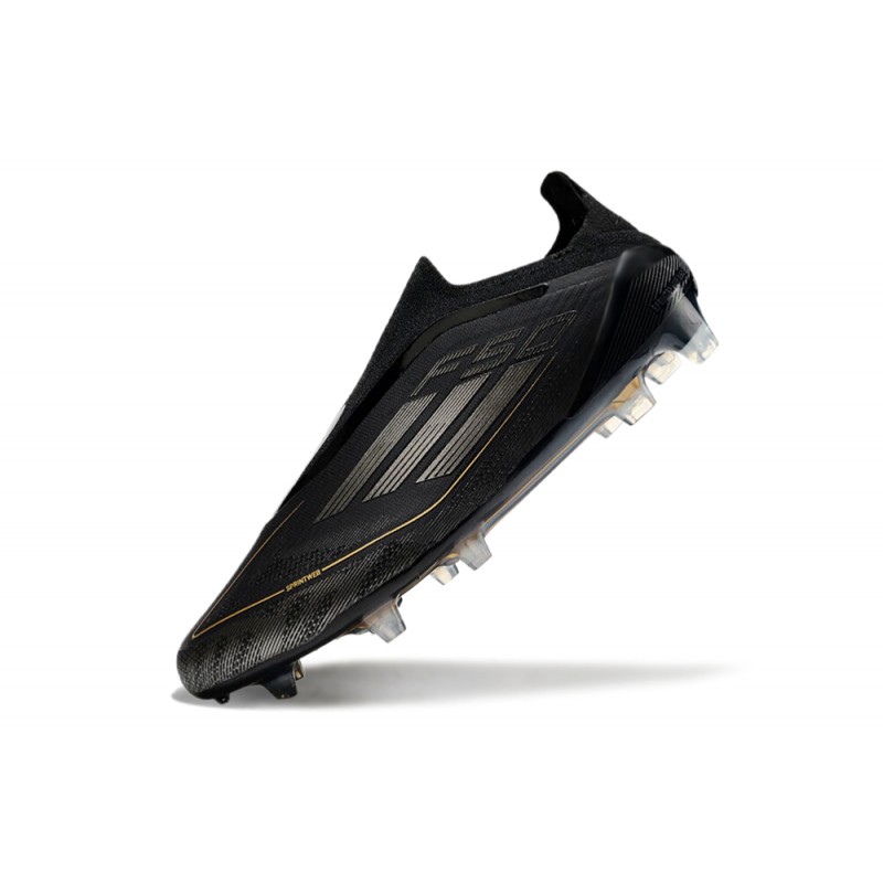 adidas F50 Elite Snörlös FG Fotbollsskor Svart för Herr 8 Billiga Fotbollsskor adidas F50 Elite Snörlös FG Fotbollsskor Svart 8