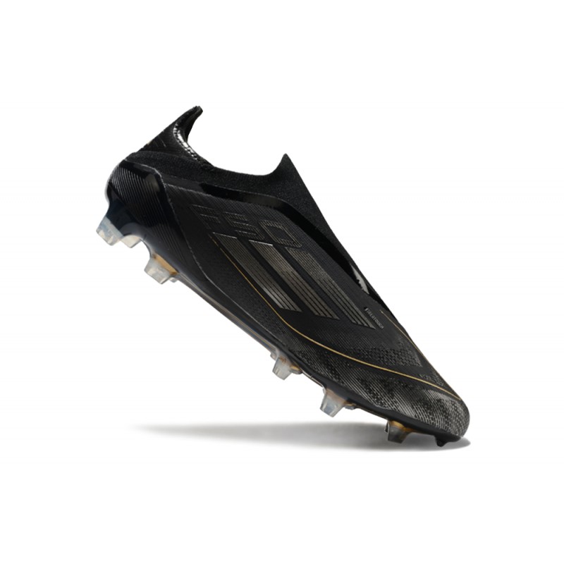 adidas F50 Elite Snörlös FG Fotbollsskor Svart för Herr 9 Billiga Fotbollsskor adidas F50 Elite Snörlös FG Fotbollsskor Svart 9