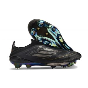 adidas F50 + Laceless FG Svart för Herr Billiga Fotbollsskor adidas F50 + Laceless FG Svart