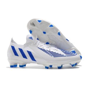 adidas Fotbollsskor Predator Edge.1 L FG Diamond Edge – Vit Blå för Herr Billiga Fotbollsskor adidas Fotbollsskor Predator Edge.1 L FG Diamond Edge – Vit Blå