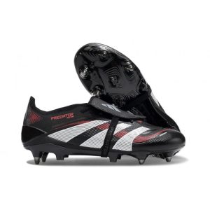 adidas Predator Elite FT FG Fotbollsskor Svart Grå Röd för Herr Billiga Fotbollsskor adidas Predator Elite FT FG Fotbollsskor Svart Grå Röd