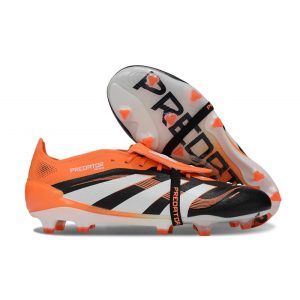 adidas Predator Elite FT FG Fotbollsskor Svart Vit Orange för Herr Billiga Fotbollsskor adidas Predator Elite FT FG Fotbollsskor Svart Vit Orange