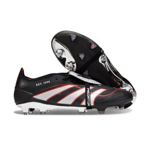 adidas Predator Elite FT FG Fotbollsskor Svart Vit Röd för Herr Billiga Fotbollsskor adidas Predator Elite FT FG Fotbollsskor Svart Vit Röd