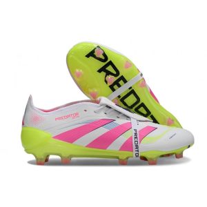 adidas Predator Elite FT FG Fotbollsskor Vit Rosa Gul för Herr Billiga Fotbollsskor adidas Predator Elite FT FG Fotbollsskor Vit Rosa Gul