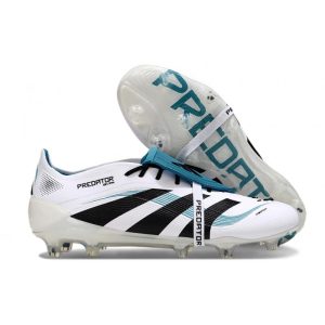 adidas Predator Elite FT FG Fotbollsskor Vit Svart Cyan för Herr Billiga Fotbollsskor adidas Predator Elite FT FG Fotbollsskor Vit Svart Cyan