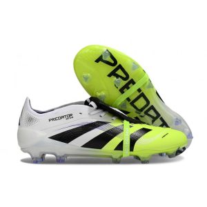 adidas Predator Elite FT FG Fotbollsskor Vit Svart Gul för Herr Billiga Fotbollsskor adidas Predator Elite FT FG Fotbollsskor Vit Svart Gul