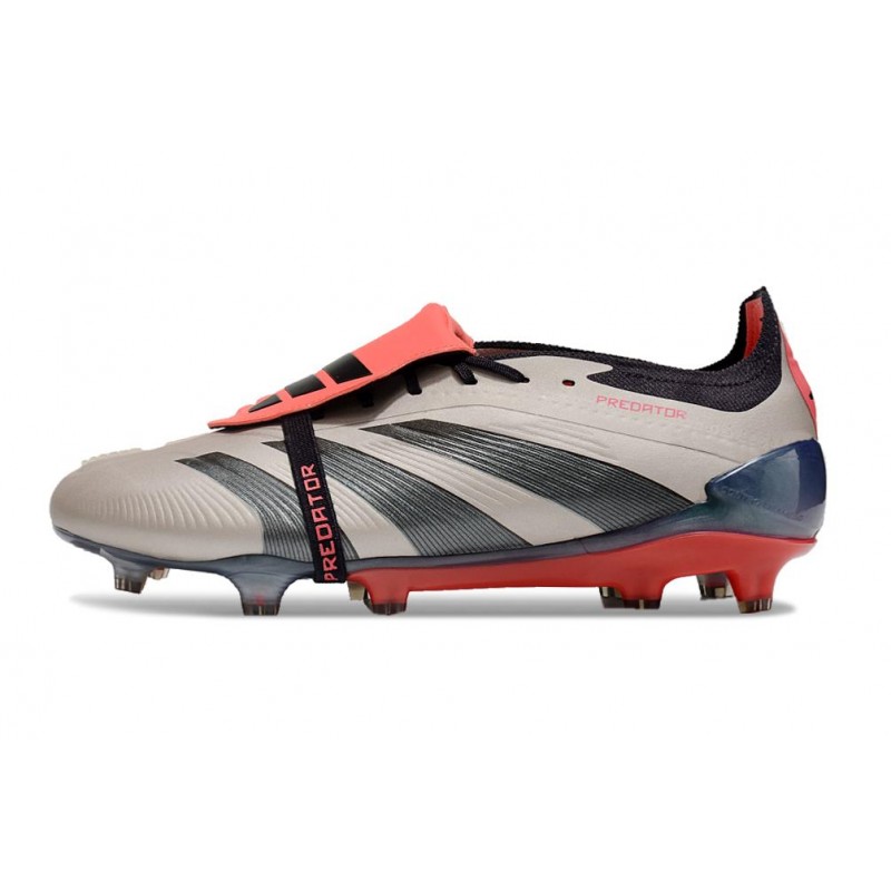 adidas Predator Elite Foldover Tongue FG Vivid Horizon – Silver Röd Svart för Herr 4 Billiga Fotbollsskor adidas Predator Elite Foldover Tongue FG Vivid Horizon – Silver Röd Svart 4