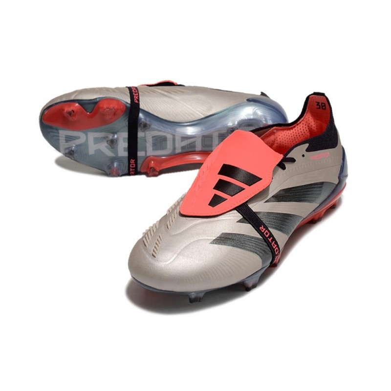 adidas Predator Elite Foldover Tongue FG Vivid Horizon – Silver Röd Svart för Herr 7 Billiga Fotbollsskor adidas Predator Elite Foldover Tongue FG Vivid Horizon – Silver Röd Svart 7