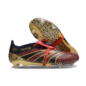 adidas Predator Elite Foldover Tongue FG Year Of The Snake – Röd Guld Svart för Herr Billiga Fotbollsskor adidas Predator Elite Foldover Tongue FG Year Of The Snake – Röd Guld Svart