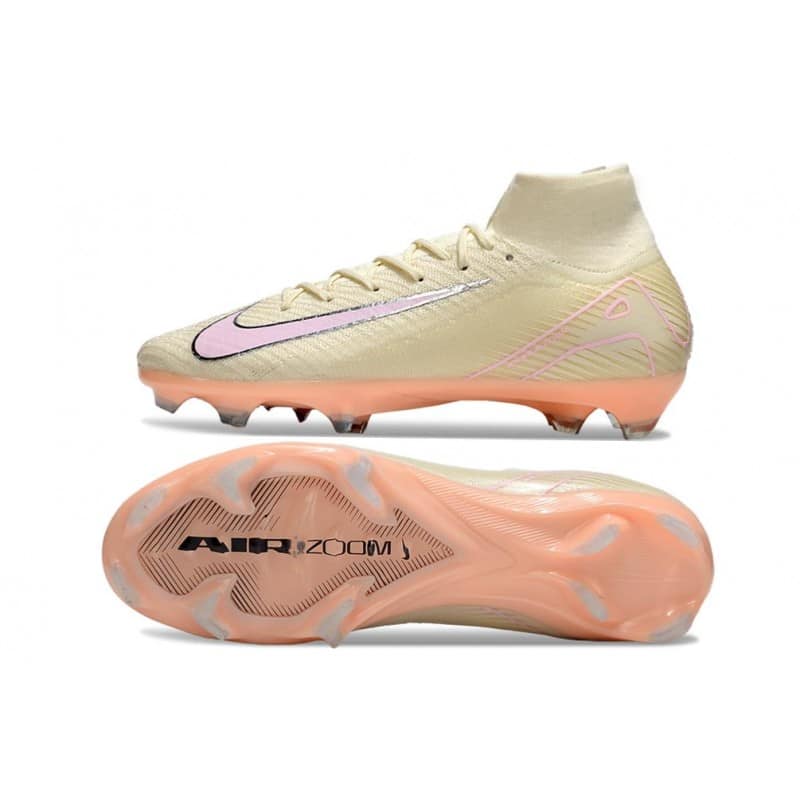Nike Air Zoom Mercurial Superfly X Elite FG Beige för Herr 5 Billiga Fotbollsskor Nike Air Zoom Mercurial Superfly X Elite FG Beige 5