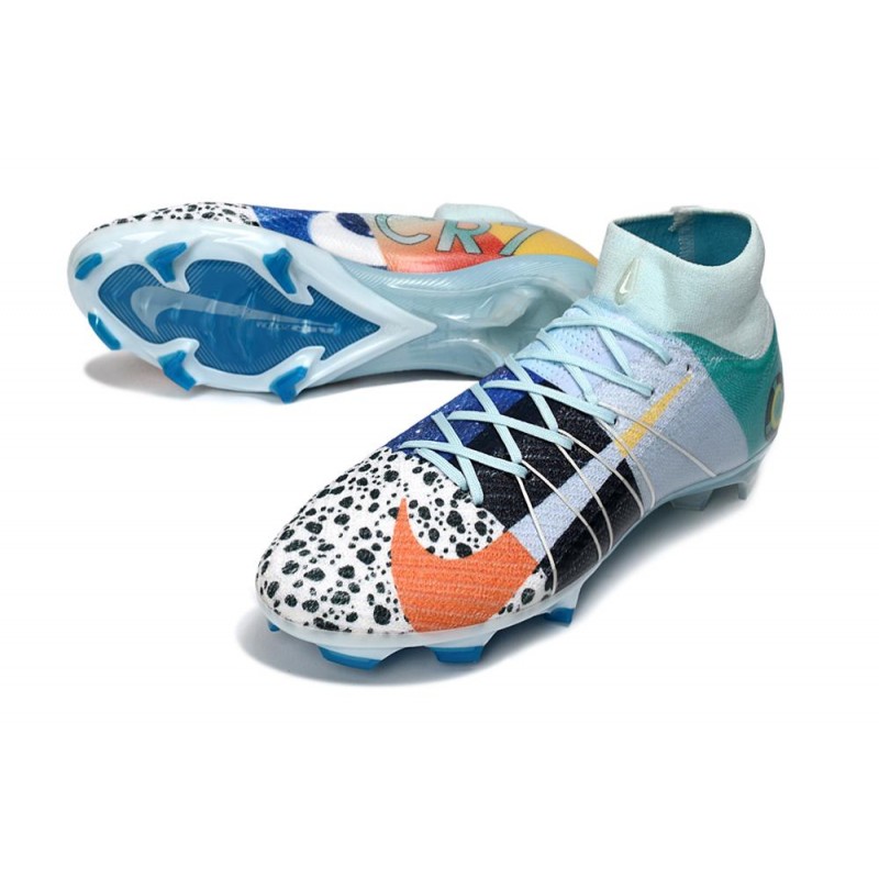 Nike Air Zoom Mercurial Superfly X Elite FG Grön Svart Orange för Herr 6 Billiga Fotbollsskor Nike Air Zoom Mercurial Superfly X Elite FG Grön Svart Orange 6