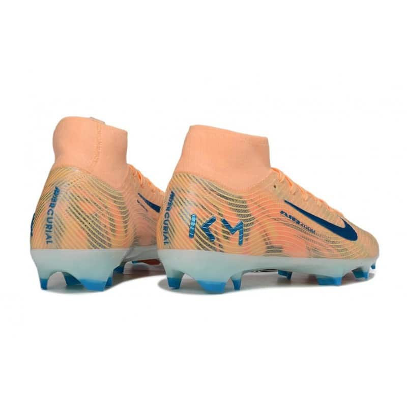 Nike Air Zoom Mercurial Superfly X Elite FG KM Orange Blå för Herr 6 Billiga Fotbollsskor Nike Air Zoom Mercurial Superfly X Elite FG KM Orange Blå 6