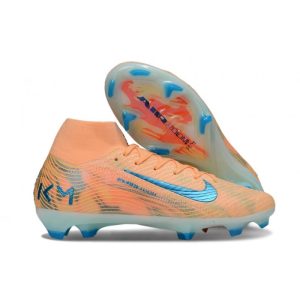 Nike Air Zoom Mercurial Superfly X Elite FG KM Orange Blå för Herr Billiga Fotbollsskor Nike Air Zoom Mercurial Superfly X Elite FG KM Orange Blå