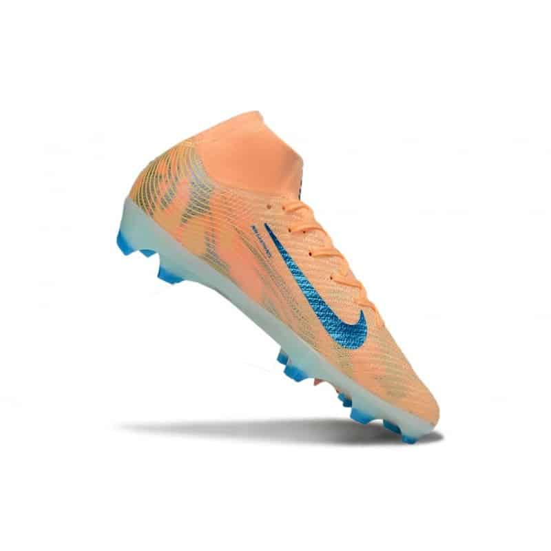 Nike Air Zoom Mercurial Superfly X Elite FG KM Orange Blå för Herr 9 Billiga Fotbollsskor Nike Air Zoom Mercurial Superfly X Elite FG KM Orange Blå 9