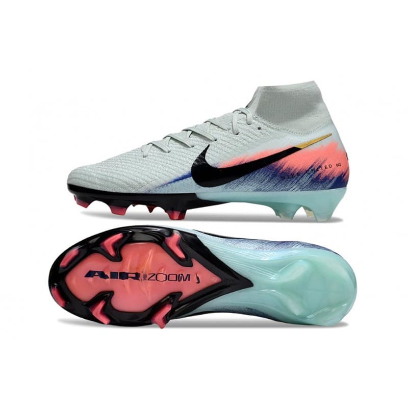 Nike Air Zoom Mercurial Superfly X Elite FG MDS Grön Svart för Herr 5 Billiga Fotbollsskor Nike Air Zoom Mercurial Superfly X Elite FG MDS Grön Svart 5