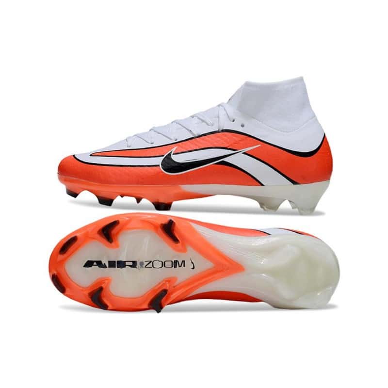 Nike Air Zoom Mercurial Superfly X Elite FG Röd Vit Svart för Herr 5 Billiga Fotbollsskor Nike Air Zoom Mercurial Superfly X Elite FG Röd Vit Svart 5