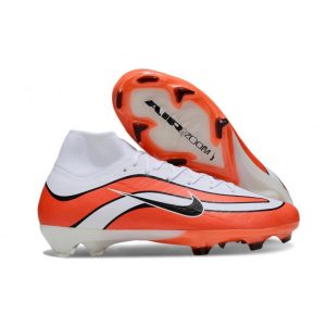 Nike Air Zoom Mercurial Superfly X Elite FG Röd Vit Svart för Herr Billiga Fotbollsskor Nike Air Zoom Mercurial Superfly X Elite FG Röd Vit Svart