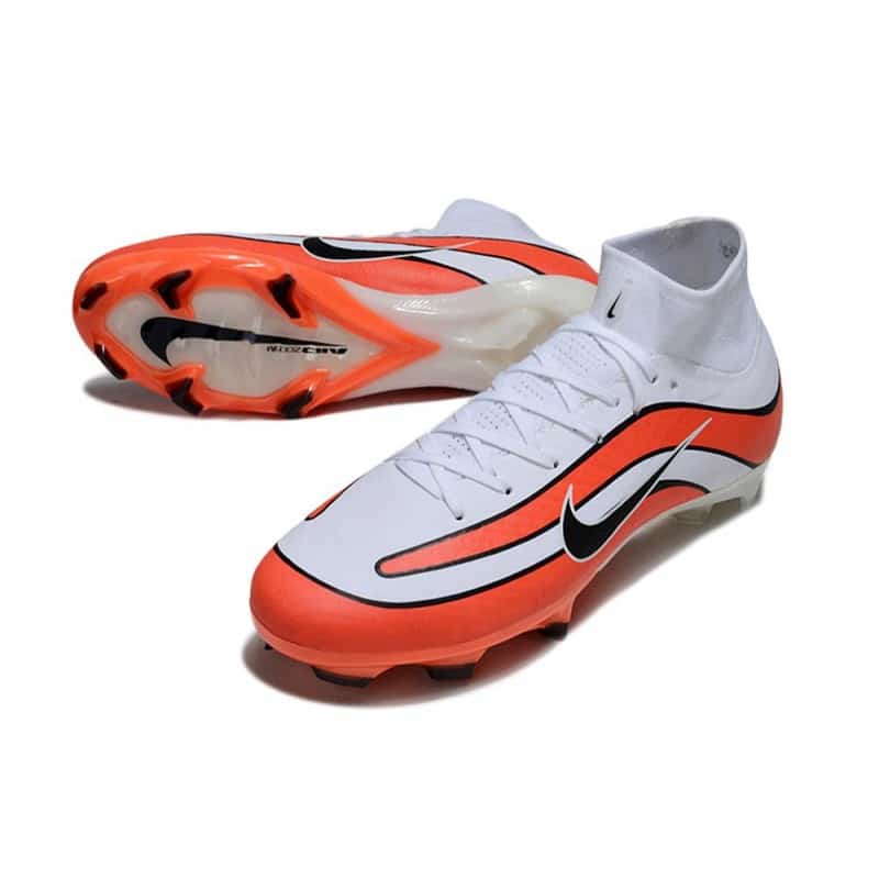 Nike Air Zoom Mercurial Superfly X Elite FG Röd Vit Svart för Herr 7 Billiga Fotbollsskor Nike Air Zoom Mercurial Superfly X Elite FG Röd Vit Svart 7
