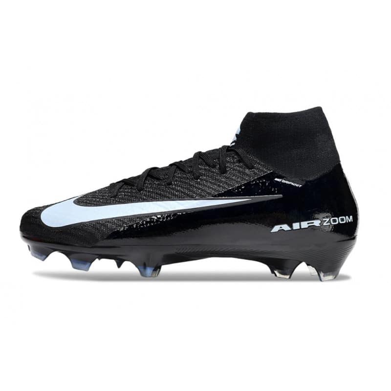 Nike Air Zoom Mercurial Superfly X Elite FG Svart Blå för Herr 4 Billiga Fotbollsskor Nike Air Zoom Mercurial Superfly X Elite FG Svart Blå 4
