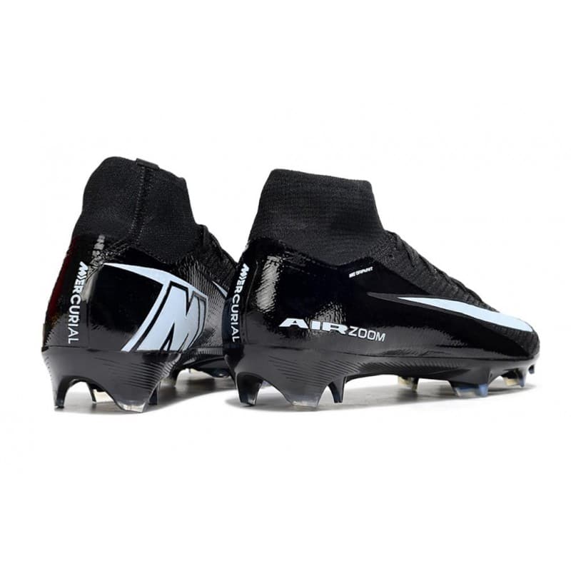 Nike Air Zoom Mercurial Superfly X Elite FG Svart Blå för Herr 6 Billiga Fotbollsskor Nike Air Zoom Mercurial Superfly X Elite FG Svart Blå 6