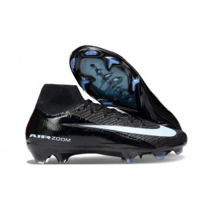 Nike Air Zoom Mercurial Superfly X Elite FG Svart Blå för Herr Billiga Fotbollsskor Nike Air Zoom Mercurial Superfly X Elite FG Svart Blå