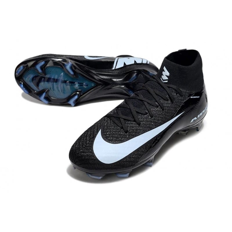 Nike Air Zoom Mercurial Superfly X Elite FG Svart Blå för Herr 7 Billiga Fotbollsskor Nike Air Zoom Mercurial Superfly X Elite FG Svart Blå 7