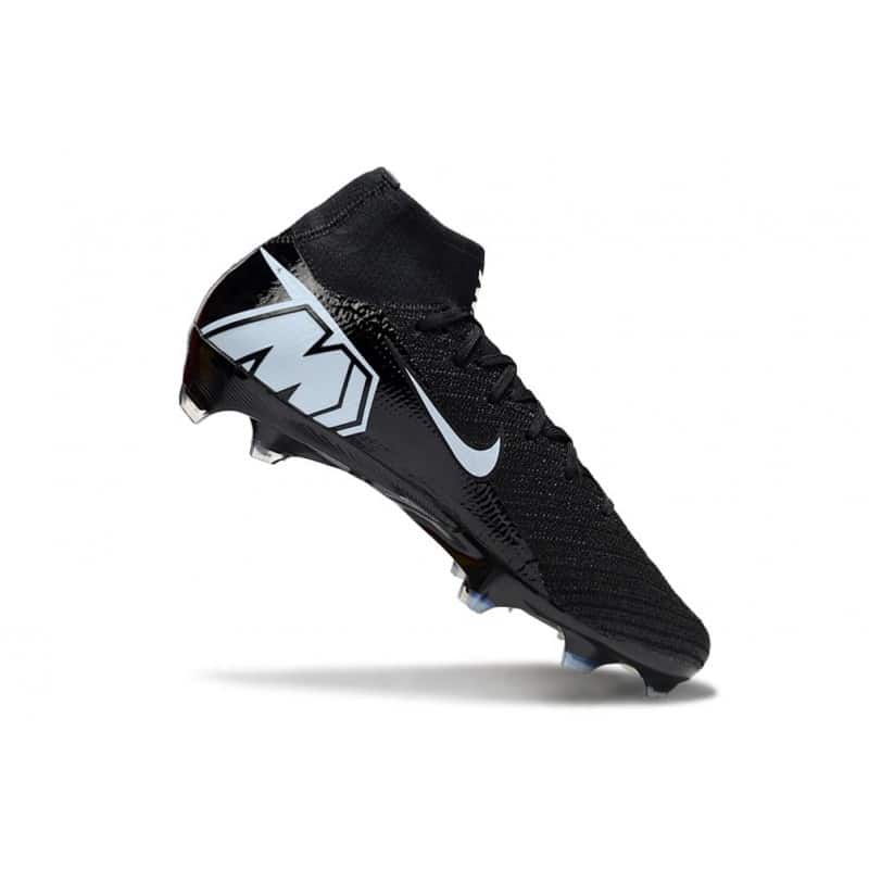 Nike Air Zoom Mercurial Superfly X Elite FG Svart Blå för Herr 9 Billiga Fotbollsskor Nike Air Zoom Mercurial Superfly X Elite FG Svart Blå 9