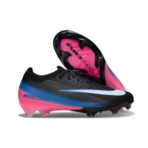 Nike Air Zoom Mercurial Vapor 16 Elite FG Svart Vit Rosa för Herr Billiga Fotbollsskor Nike Air Zoom Mercurial Vapor 16 Elite FG Svart Vit Rosa