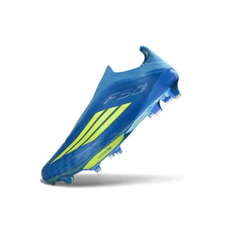 Adidas Fotbollsskor F50+ Elite Laceless FG X MESSI Blå Gul för Herr 8 Billiga Fotbollsskor Adidas Fotbollsskor F50+ Elite Laceless FG X MESSI Blå Gul 8