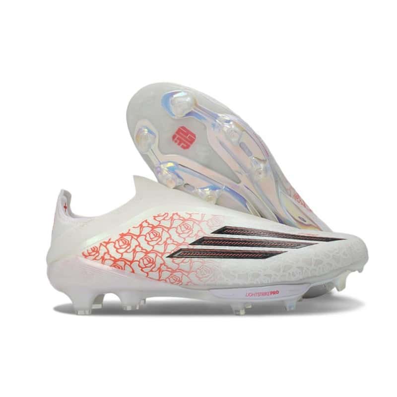 Adidas Fotbollsskor F50+ Elite Laceless FG x Lamie Yamal Vit Röd Svart för Herr 5 Billiga Fotbollsskor Adidas Fotbollsskor F50+ Elite Laceless FG x Lamie Yamal Vit Röd Svart 5