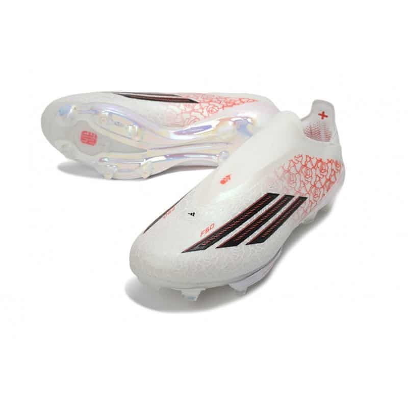 Adidas Fotbollsskor F50+ Elite Laceless FG x Lamie Yamal Vit Röd Svart för Herr 7 Billiga Fotbollsskor Adidas Fotbollsskor F50+ Elite Laceless FG x Lamie Yamal Vit Röd Svart 7