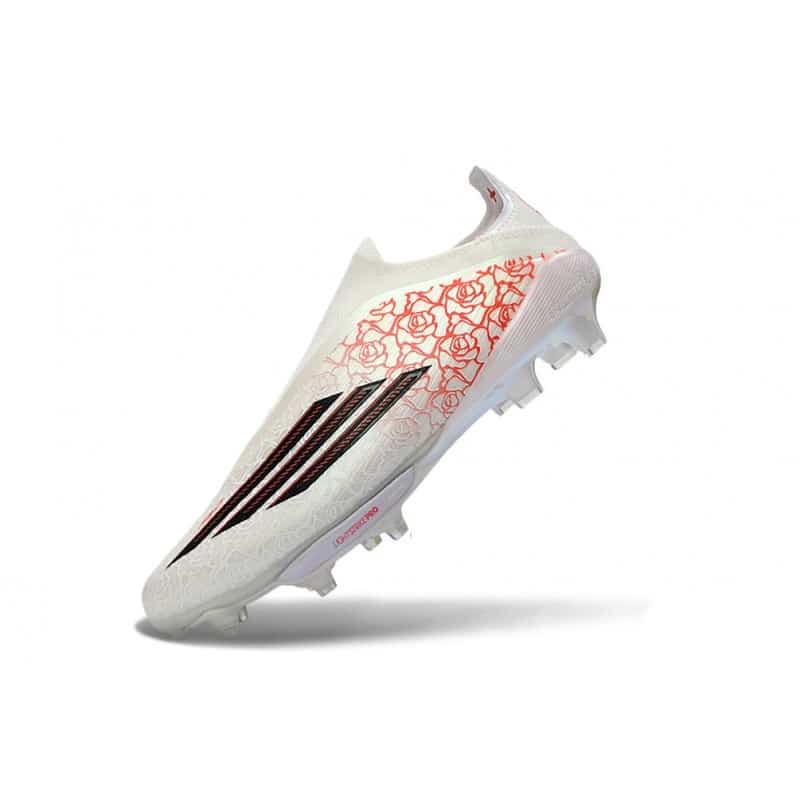 Adidas Fotbollsskor F50+ Elite Laceless FG x Lamie Yamal Vit Röd Svart för Herr 8 Billiga Fotbollsskor Adidas Fotbollsskor F50+ Elite Laceless FG x Lamie Yamal Vit Röd Svart 8