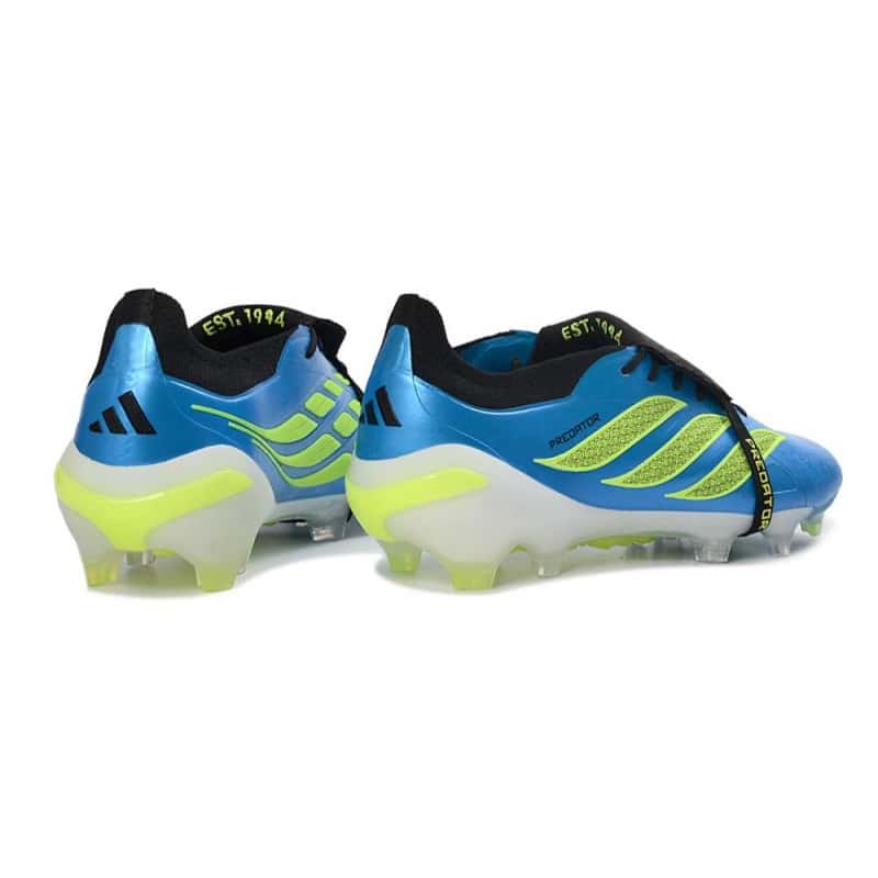 Adidas Predator 26 Elite Fold Over Tongue FG Blå Gul för Herr 6 Billiga Fotbollsskor Adidas Predator 26 Elite Fold Over Tongue FG Blå Gul 6