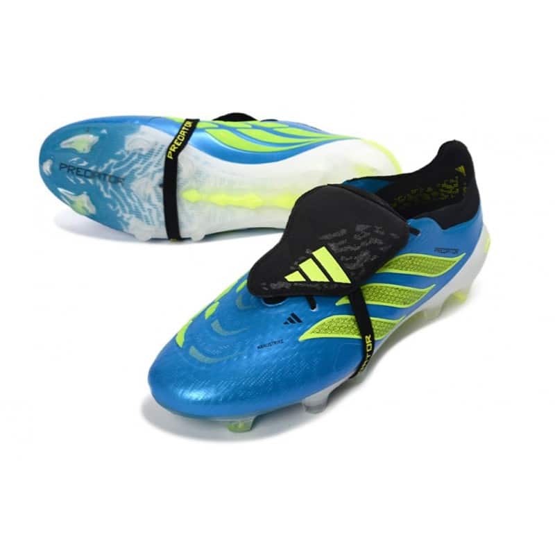 Adidas Predator 26 Elite Fold Over Tongue FG Blå Gul för Herr 7 Billiga Fotbollsskor Adidas Predator 26 Elite Fold Over Tongue FG Blå Gul 7