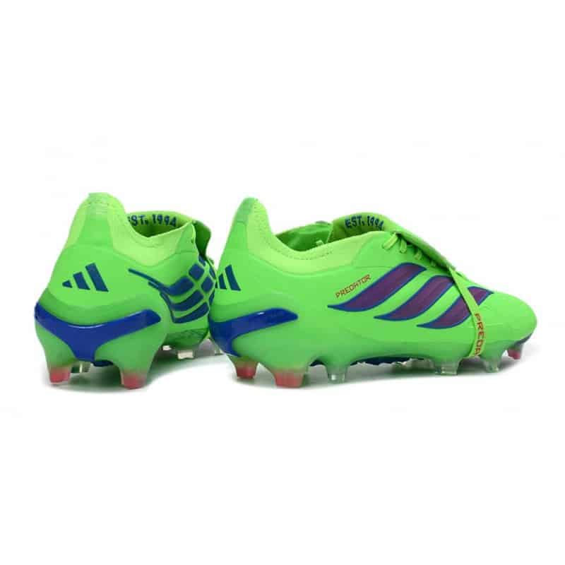Adidas Predator 26 Elite Fold Over Tongue FG Grön Lila för Herr 6 Billiga Fotbollsskor Adidas Predator 26 Elite Fold Over Tongue FG Grön Lila 6