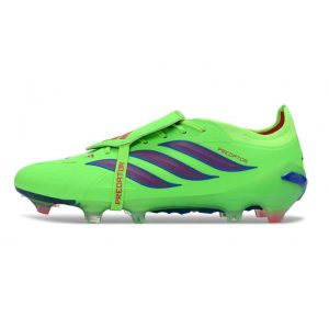 Adidas Predator 26 Elite Fold Over Tongue FG Grön Lila för Herr Billiga Fotbollsskor Adidas Predator 26 Elite Fold Over Tongue FG Grön Lila