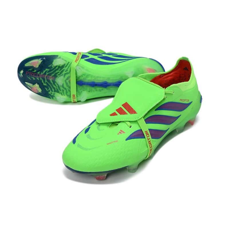Adidas Predator 26 Elite Fold Over Tongue FG Grön Lila för Herr 7 Billiga Fotbollsskor Adidas Predator 26 Elite Fold Over Tongue FG Grön Lila 7