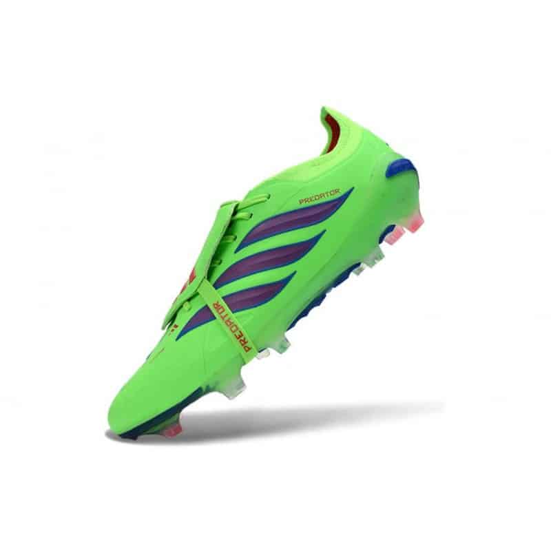 Adidas Predator 26 Elite Fold Over Tongue FG Grön Lila för Herr 8 Billiga Fotbollsskor Adidas Predator 26 Elite Fold Over Tongue FG Grön Lila 8