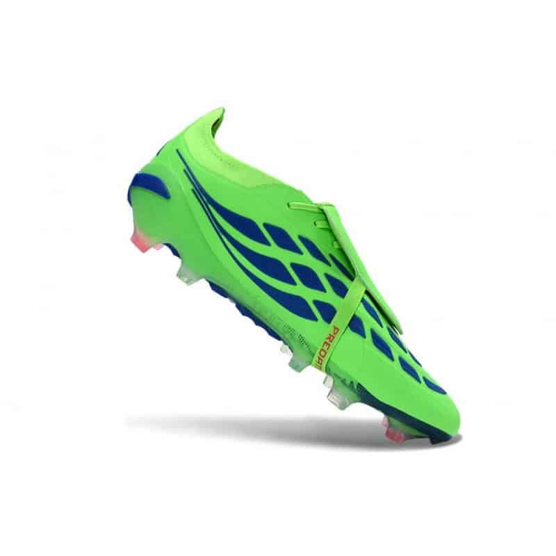 Adidas Predator 26 Elite Fold Over Tongue FG Grön Lila för Herr 9 Billiga Fotbollsskor Adidas Predator 26 Elite Fold Over Tongue FG Grön Lila 9