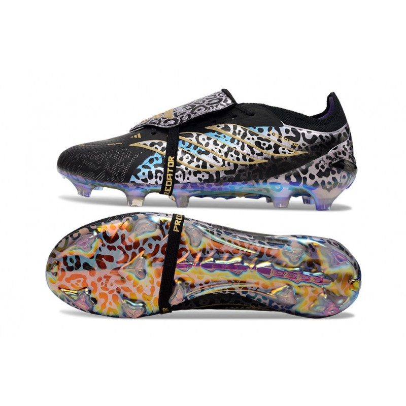 Adidas Predator 26 Elite Fold Over Tongue FG Kaká Svart Lila Guld Limited Edition för Herr 4 Billiga Fotbollsskor Adidas Predator 26 Elite Fold Over Tongue FG Kaká Svart Lila Guld Limited Edition 4