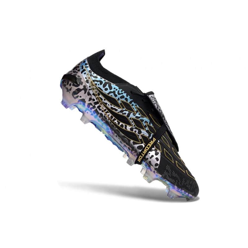 Adidas Predator 26 Elite Fold Over Tongue FG Kaká Svart Lila Guld Limited Edition för Herr 9 Billiga Fotbollsskor Adidas Predator 26 Elite Fold Over Tongue FG Kaká Svart Lila Guld Limited Edition 9